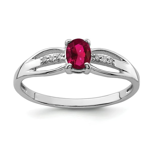 Large 6 Ct Red Ruby Ring Women Wedding Birthday Holiday Jewelry Gift Nickel Free 